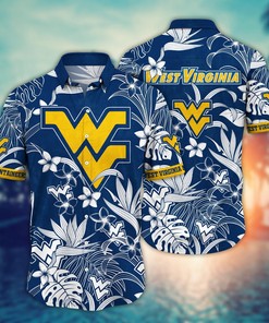 West Virginia Mountaineers NCAA Flower Hawaii Shirt For Fans Ver 15