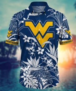 West Virginia Mountaineers NCAA Flower Hawaii Shirt For Fans Ver 15