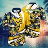 West Virginia Mountaineers NCAA Flower Hawaii Shirt For Fans Ver 17