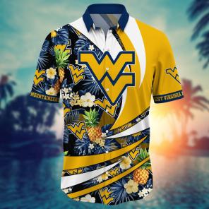 West Virginia Mountaineers NCAA Flower Hawaii Shirt For Fans Ver 17