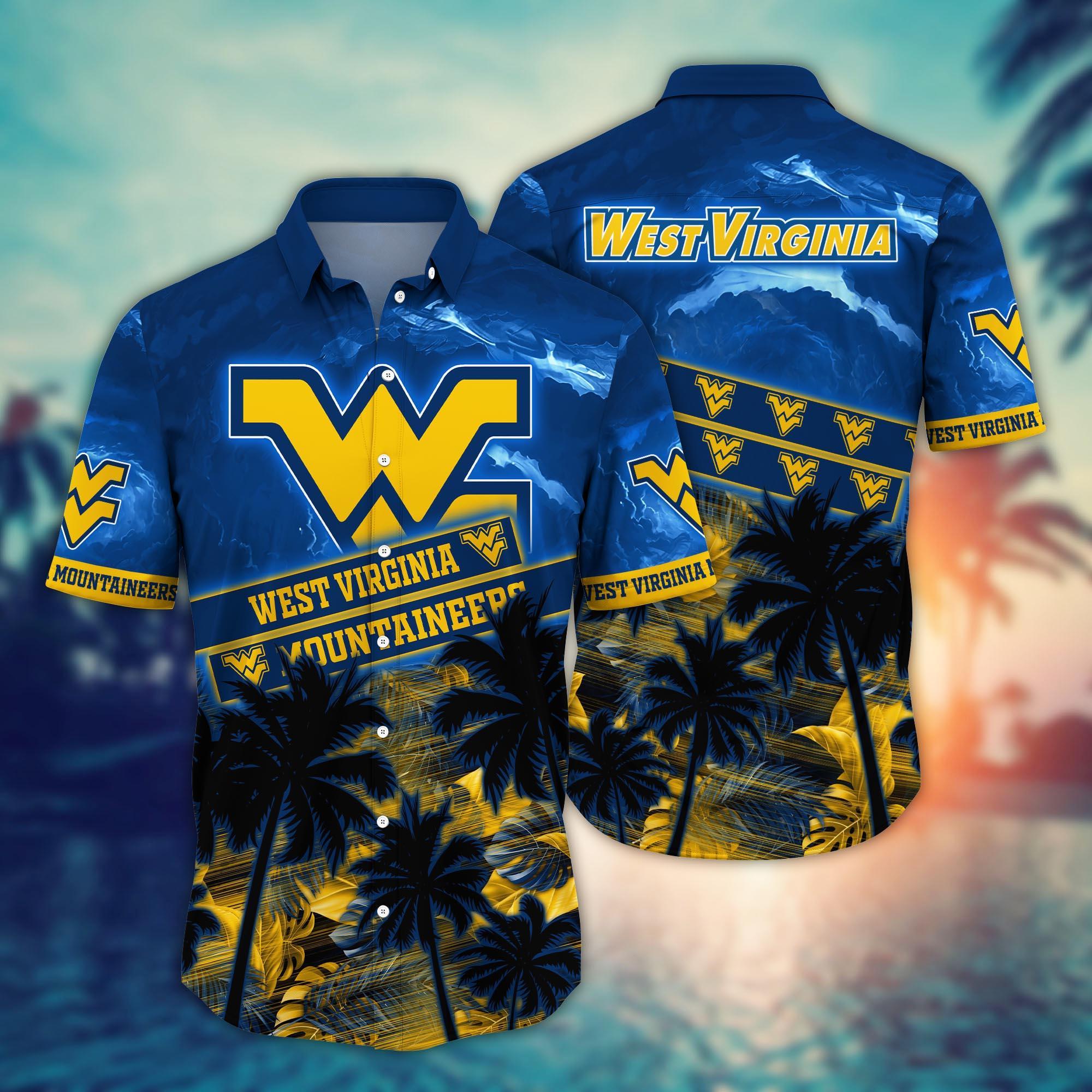 West Virginia Mountaineers NCAA Flower Hawaii Shirt For Fans Ver 22