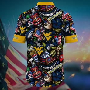 West Virginia Mountaineers NCAA Flower Hawaii Shirt For Fans Ver 25