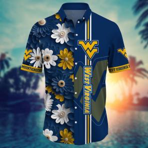 West Virginia Mountaineers NCAA Flower Hawaii Shirt For Fans Ver 26