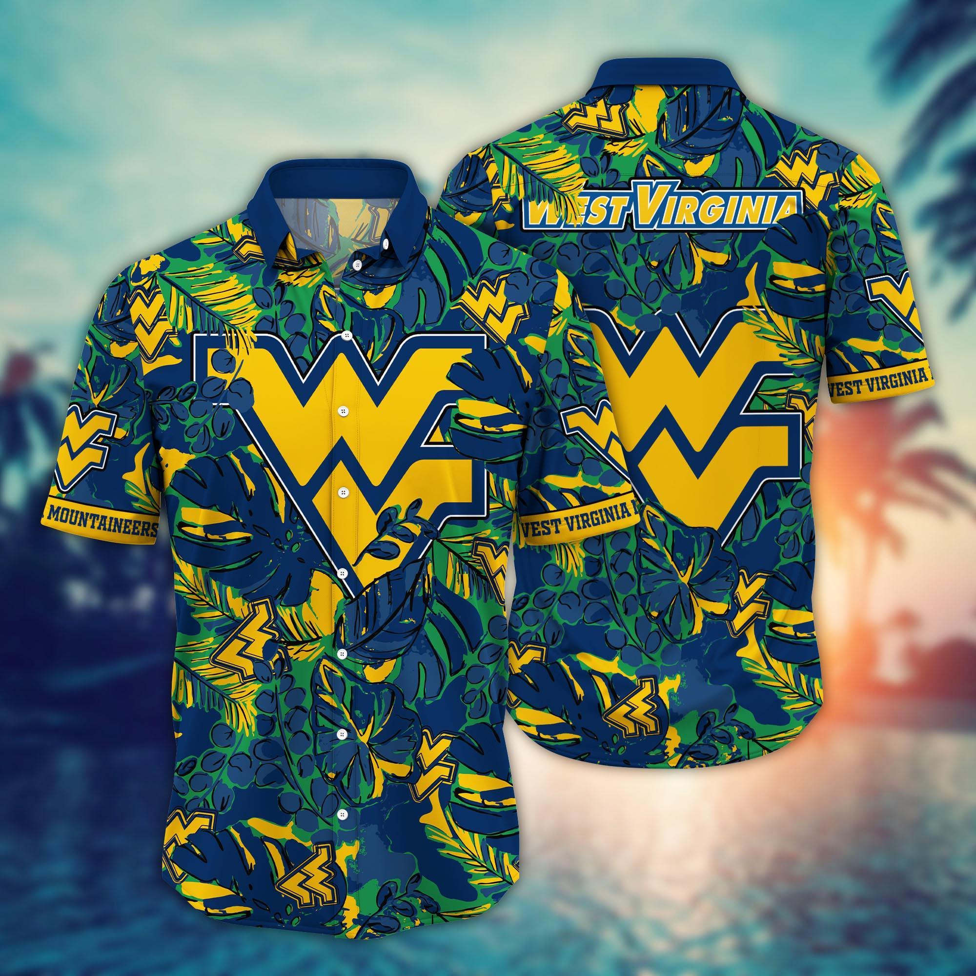 West Virginia Mountaineers NCAA Flower Hawaii Shirt For Fans Ver 28