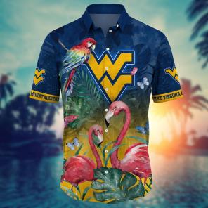 West Virginia Mountaineers NCAA Flower Hawaii Shirt For Fans Ver 29