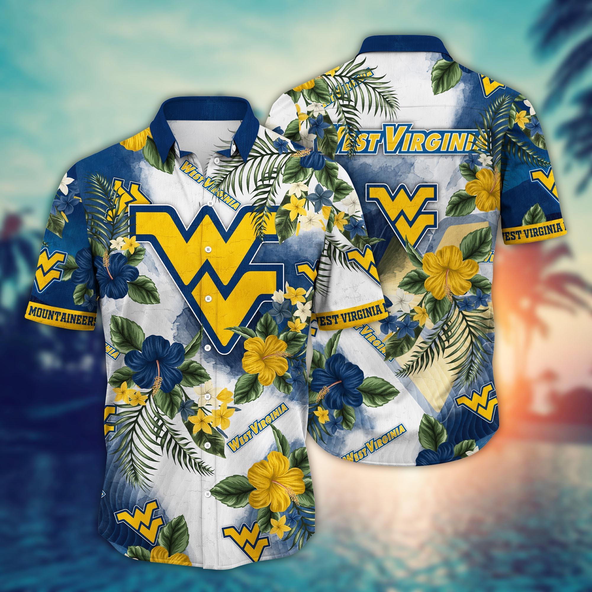 West Virginia Mountaineers NCAA Flower Hawaii Shirt For Fans Ver 30