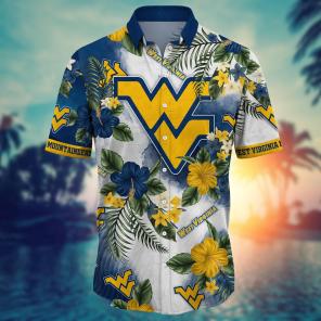 West Virginia Mountaineers NCAA Flower Hawaii Shirt For Fans Ver 30