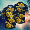 West Virginia Mountaineers NCAA Flower Hawaii Shirt For Fans Ver 5