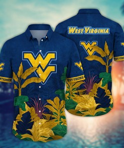 West Virginia Mountaineers NCAA Flower Hawaii Shirt For Fans Ver 6