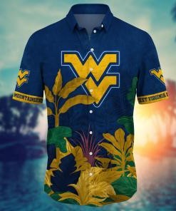 West Virginia Mountaineers NCAA Flower Hawaii Shirt For Fans Ver 6