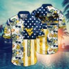 West Virginia Mountaineers NCAA Flower Hawaii Shirt For Fans Ver 7