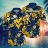 West Virginia Mountaineers NCAA Flower Hawaii Shirt For Fans Ver 8