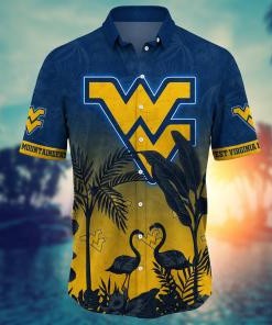 West Virginia Mountaineers NCAA Flower Hawaii Shirt For Fans Ver 9