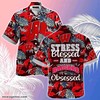 Wisconsin Badgers Floral Hawaii Shirt and Shorts for Fans