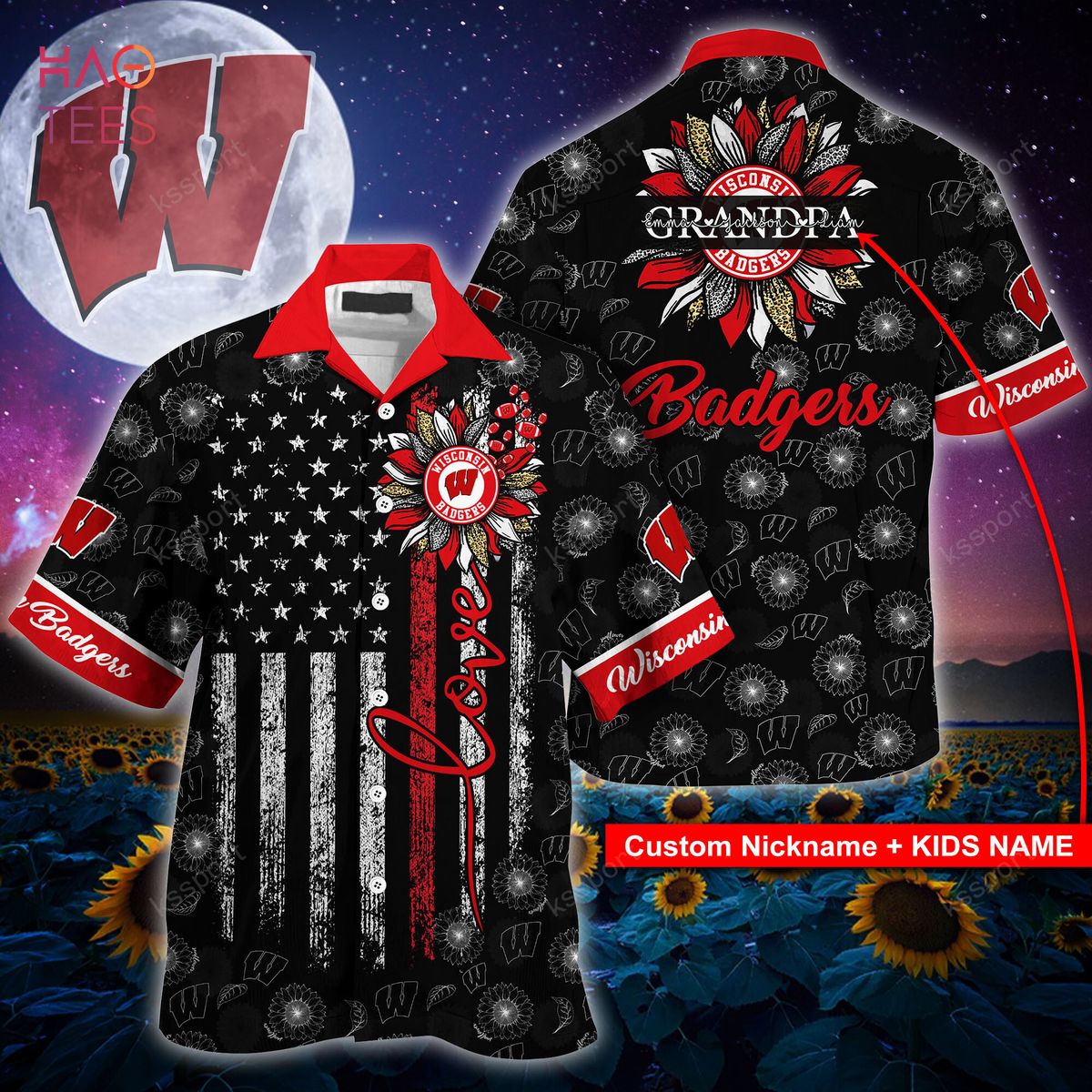 Wisconsin Badgers Must-Have Hawaiian Shirt for Summer