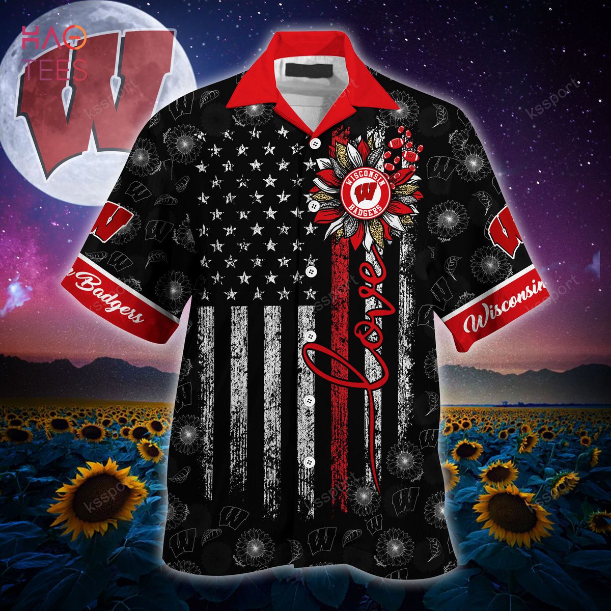 Wisconsin Badgers Must-Have Hawaiian Shirt for Summer