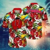 Wisconsin Badgers NCAA Flower Hawaii Shirt For Fans Ver 1