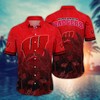 Wisconsin Badgers NCAA Flower Hawaii Shirt For Fans Ver 10