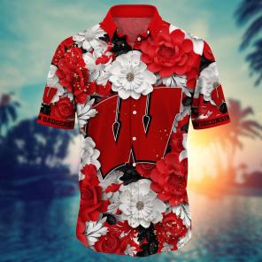 Wisconsin Badgers NCAA Flower Hawaii Shirt For Fans Ver 12