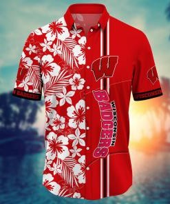 Wisconsin Badgers NCAA Flower Hawaii Shirt For Fans Ver 21