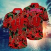 Wisconsin Badgers NCAA Flower Hawaii Shirt For Fans Ver 29