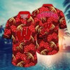 Wisconsin Badgers NCAA Flower Hawaii Shirt For Fans Ver 31