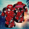 Wisconsin Badgers NCAA Flower Hawaii Shirt For Fans Ver 8
