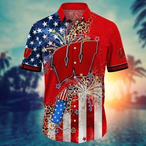 Wisconsin Badgers NCAA Hawaii Shirt Ver 2