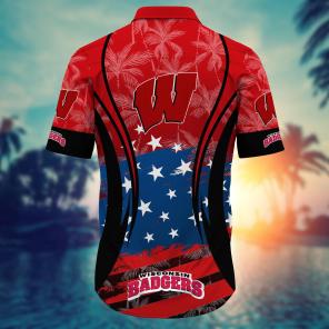 Wisconsin Badgers NCAA Hawaiian Shirt For Fans