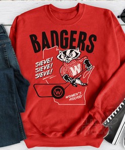 Wisconsin Badgers Women's Hockey Tee, Wisconsin Badgers Merchandise