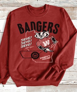 Wisconsin Badgers Women's Hockey Tee, Wisconsin Badgers Merchandise