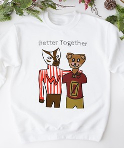 Wisconsin Minnesota Badger Golpher Inspired Pride Midwest Unity Unisex Shirt, Wisconsin Badgers Fan gifts