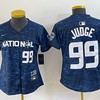 Women National League #99 Aaron Judge Nike 2023 Mlb All Star Game Limited Player Jersey - Royal 2023