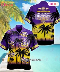Women's LSU Tigers 2023 NCAA Basketball National Champions Hawaiian Shirt 