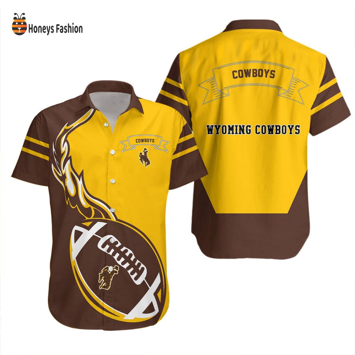 Wyoming Cowboys NCAA Genuine Hawaiian Shirt