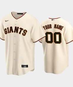 00 Custom Cream Home San Francisco Giants Jersey - Robokeg
