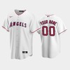 00 Custom White Los Angeles Angels Home Jersey - Robokeg