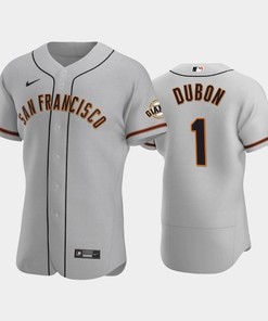1 Mauricio Dubon Gray Road San Francisco Giants Jersey - Robokeg