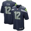 12s Seattle Seahawks Game Jersey - College Navy Nfl - Robokeg