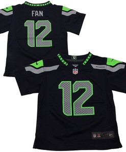 12s Seattle Seahawks Nike Toddler Game Jersey - College Navy - Robokeg
