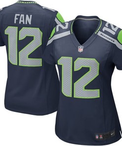 12s Seattle Seahawks Womens Game Jersey - College Navy Nfl - Robokeg