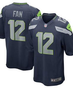 12th Fan Seattle Seahawks Game Jersey - College Navy Nfl - Robokeg