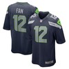 12th Fan Seattle Seahawks Game Team Jersey - College Navy Nfl - Robokeg