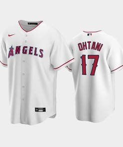 17 Shohei Ohtani White Los Angeles Angels Home Jersey - Robokeg