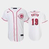 19 Joey Votto Youth Reds Home White Jersey - Robokeg