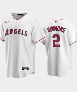 2 Andrelton Simmons White Los Angeles Angels Home Jersey - Robokeg