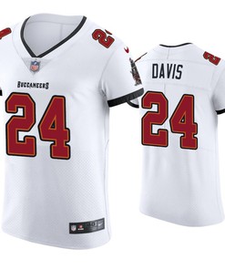 2020 Mens Tampa Bay Buccaneers Carlton Davis Vapor Elite Jersey White - Robokeg