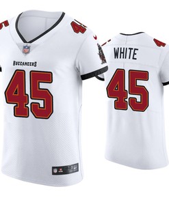 2020 Mens Tampa Bay Buccaneers Devin White Vapor Elite Jersey White - Robokeg