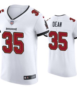 2020 Mens Tampa Bay Buccaneers Jamel Dean Vapor Elite Jersey White - Robokeg