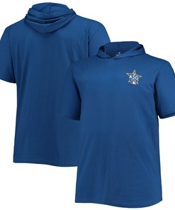 2022 Mlb All-star Game Big & Tall Jersey Hoodie T-shirt - Royal - Robokeg
